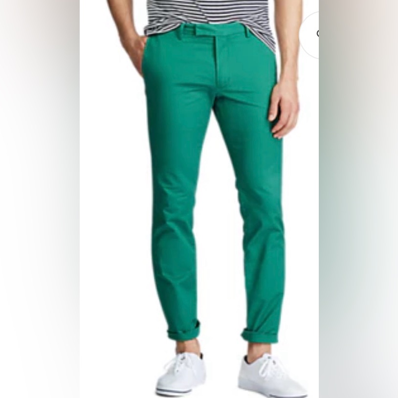 Polo Ralph Lauren Men’s Sz 29/30 Green Stretch Slim Chino Pants